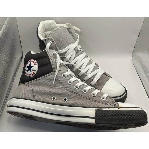 CONVERSE CHUCK TAYLOR CT PADD COLL HI Top GREY WHITE MENS 9.5 WOMENS 11.5 RARE - Picture 7 of 12